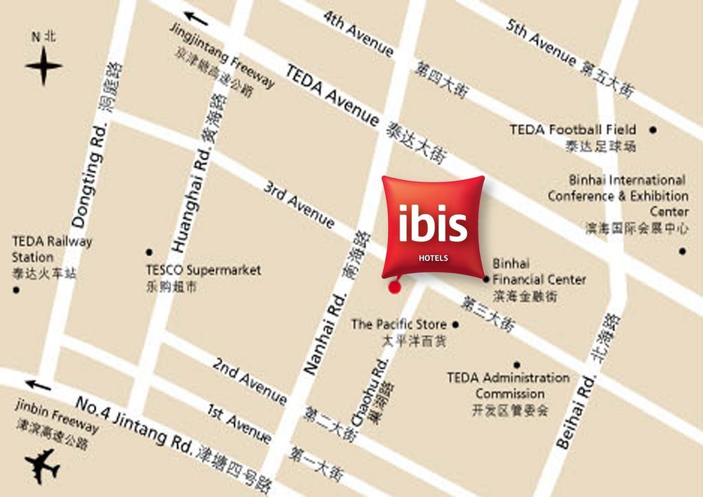 Hotel Ibis Tianjin Teda Esterno foto